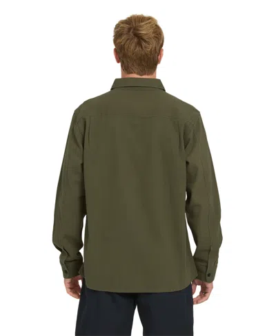 Quiksilver Men's Heron Long Sleeve Shirt In Green