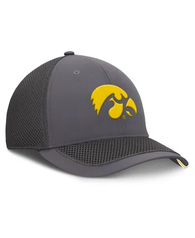 Fanatics Men's Gray Iowa Hawkeyes Clincher Flex Hat In Gray