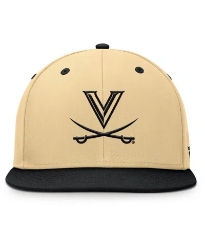 Fanatics Men's Gold/black Virginia Cavaliers Balance Fitted Hat In Brown