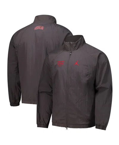 Jordan Men's Gray Chicago Bulls Courtside Statement Edition Jumpman Jam Full-zip Jacket In Gray