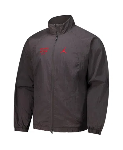 Jordan Men's Gray Chicago Bulls Courtside Statement Edition Jumpman Jam Full-zip Jacket In Gray