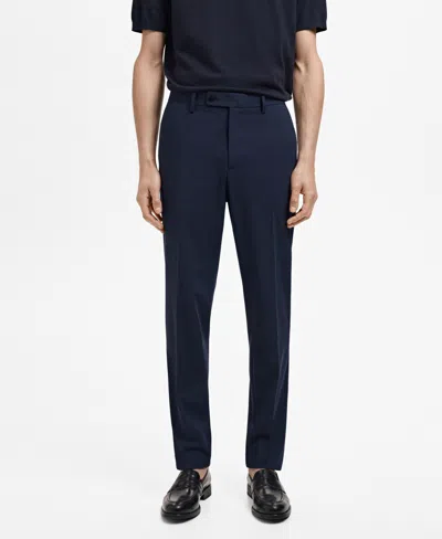 Mango Men's Monaco Slim-fit Suit Pants In Blue