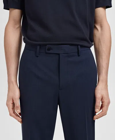 Mango Men's Monaco Slim-fit Suit Pants In Blue