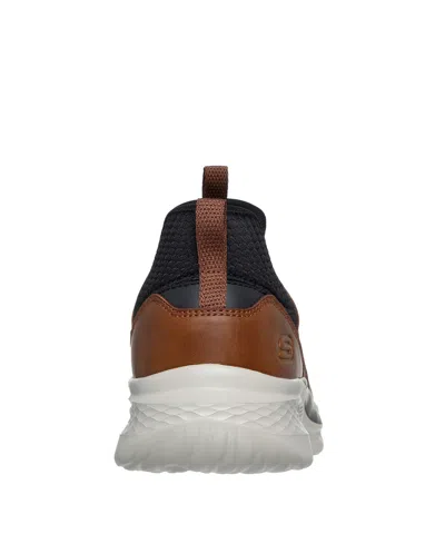 Skechers Wide Width Slade Breyer Sneaker In Brown