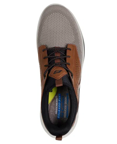 Skechers Wide Width Slade Breyer Sneaker In Brown