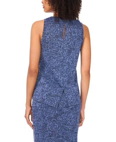 Vince Camuto Women's Sleeveless Cowl Neck Top In Blue