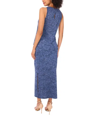 Vince Camuto Women's Sleeveless Cowl Neck Top In Blue