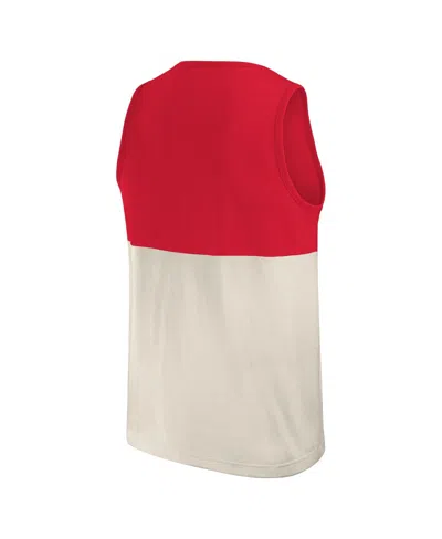 Fanatics Darius Rucker Collection By  Men's Red Washington Nationals Color Block Tank Top In Red