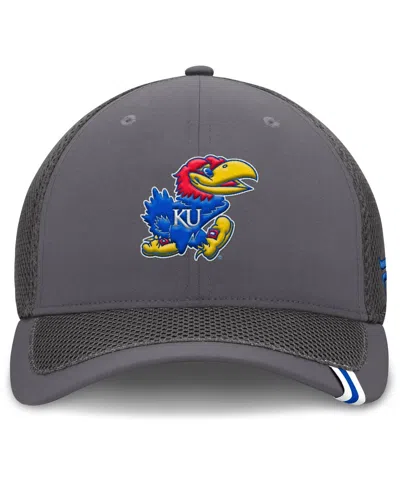Fanatics Men's Gray Kansas Jayhawks Clincher Flex Hat In Gray
