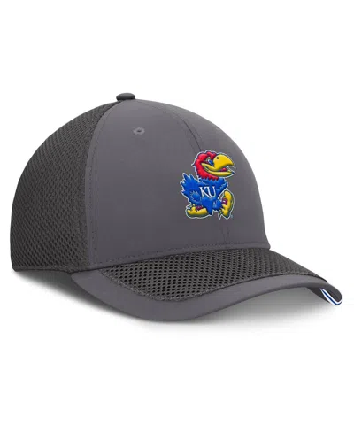 Fanatics Men's Gray Kansas Jayhawks Clincher Flex Hat In Gray