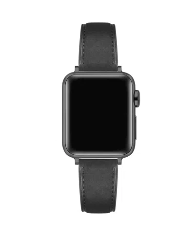 Posh Tech Drake Leather Band For Apple Watch In Black