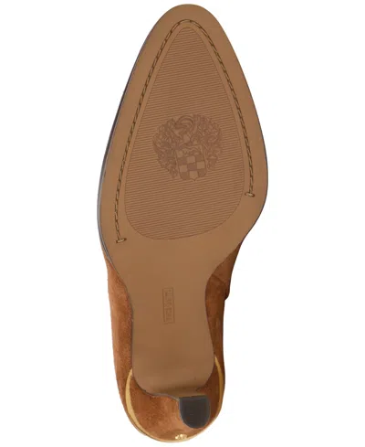 Vince Camuto Women's Solene High Heel Almond-toe Clogs In Brown