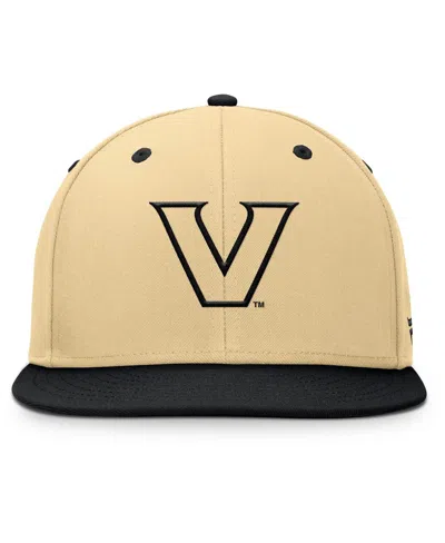 Fanatics Men's Gold/black Vanderbilt Commodores Balance Fitted Hat In Brown