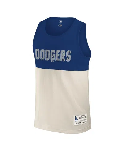 Fanatics Darius Rucker Collection By  Men's Royal Los Angeles Dodgers Color Block Tank Top In Multi