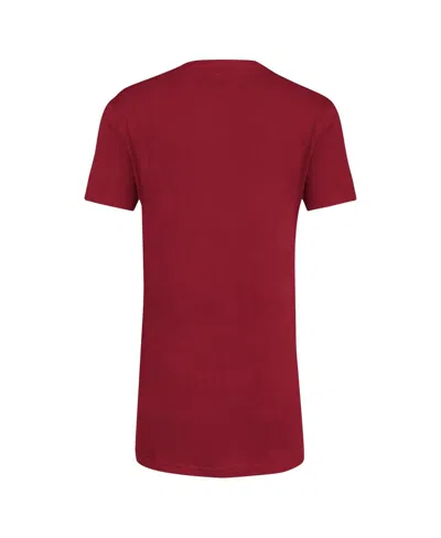 Adidas Originals Big Boys And Girls Scarlet Rutgers Scarlet Knights Basic Dassler T-shirt In Burgundy