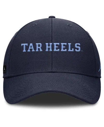Jordan Men's North Carolina On-field Rise Gameday  Brand Dri-fit College Trucker Adjustable Hat In Blue