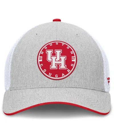 Fanatics Men's Heather Gray Houston Cougars Trigger Flex Hat In Gray