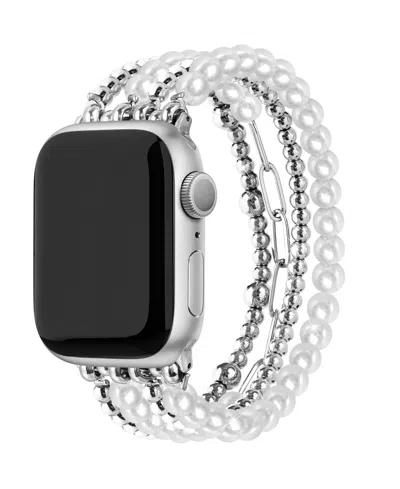 Posh Tech Penny Beaded Band For Apple Watch In Black