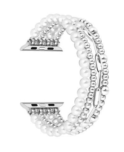 Posh Tech Penny Beaded Band For Apple Watch In Black