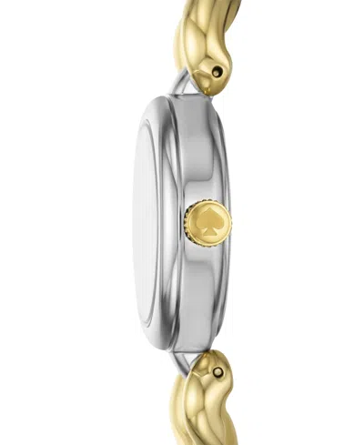Kate Spade Monroe Twist Two Tone Watch In Multi
