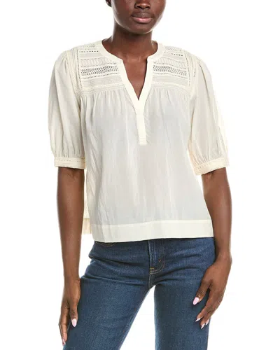 Velvet By Graham & Spencer Top In Neutral