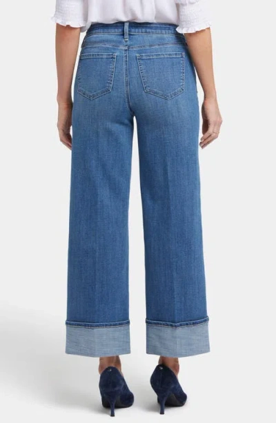 Nydj Teresa Stillwater Lake Wide Leg Jean In Blue