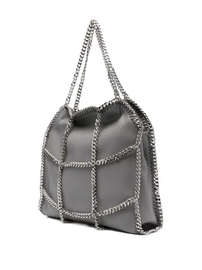 Stella Mccartney Limited-edition Falabella Chain Cage Mini Tote Bag In Gray
