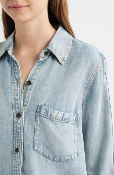 Rails Atticus Denim Button-up Shirt In Blue