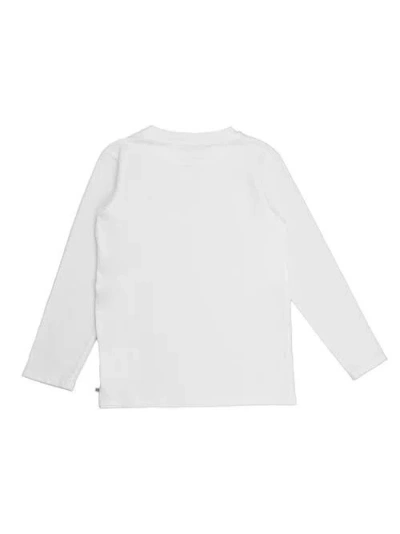 Rufflebutts Boys Long Sleeve Basic Tee In White