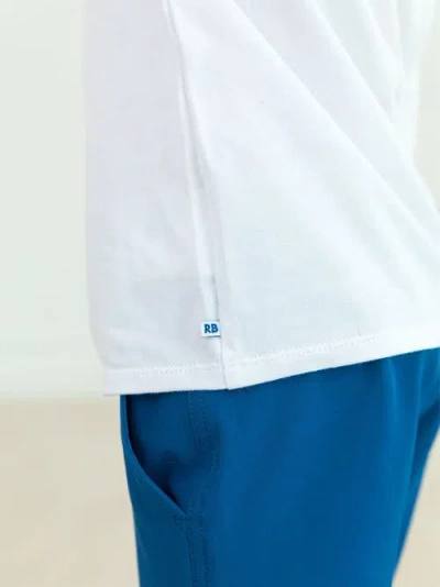 Rufflebutts Boys Long Sleeve Basic Tee In White