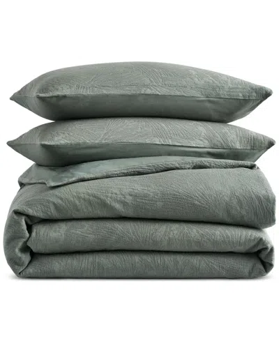 Oake Verdant Mirage 3-pc. Comforter Set, Full/queen, Exclusively At Macy's In Green