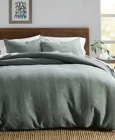 Oake Verdant Mirage 3-pc. Comforter Set, Full/queen, Exclusively At Macy's In Green