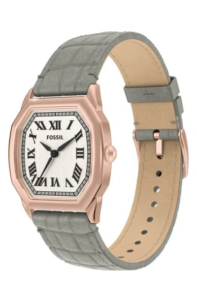 Fossil Harlow Watch, 27mm In Gray