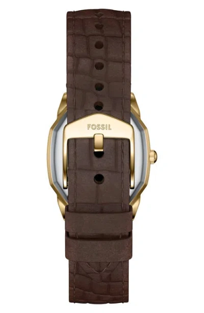 Fossil Harlow Watch, 27mm In Brown