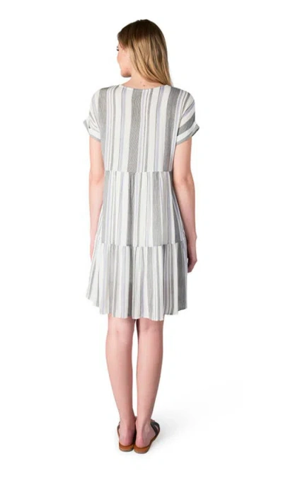 Everly Grey Micaela Maternity/nursing Dress In Multi