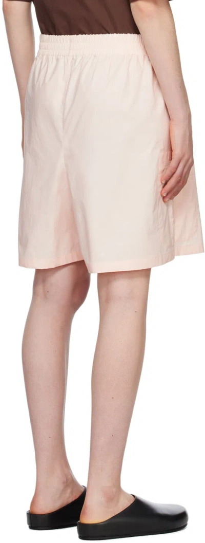 Studio Nicholson Drawstring Shorts In Pink
