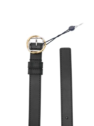 Jacquemus La Ceinture Salon Leather Belt In Black
