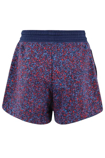 Adidas By Stella Mccartney Adidas By Stella Mc Cartney Logo Cotton Shorts In Purple