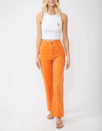 Rusty The Secret Cord Pants In Orange