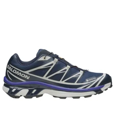 Salomon Xt-6 Gtx 'carbon Vanilla Ice' In Blue