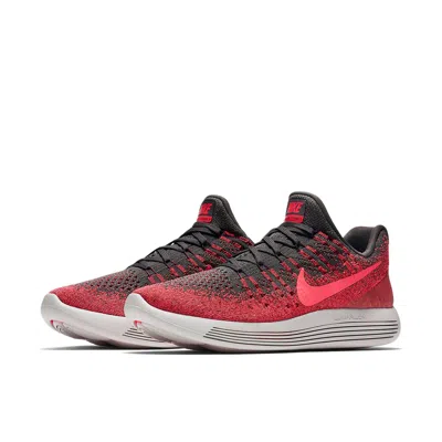 Nike (wmns)  Lunarepic Low Flyknit 2 'midnight Fog Solar Red Bordeaux' In Multi
