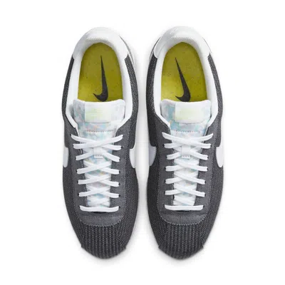 Nike Classic Cortez "recycled Canvas" Sneakers In Gray