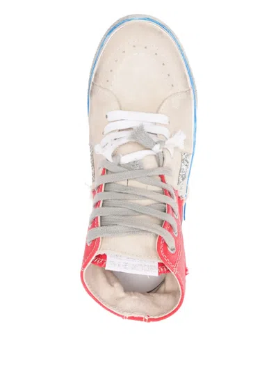 Paul Easterlin High-top Glitter Trainers In Neutral