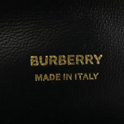 Pre-owned Burberry Black Multi-color Red Color White Handbag Pochette Shoulder Bag ()