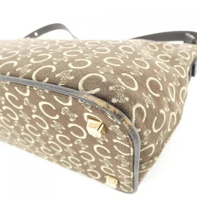 Pre-owned Celine Brown Canvas Shoulder Bag ()