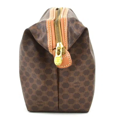 Pre-owned Celine Brown Pvc Clutch Bag Pouch ()