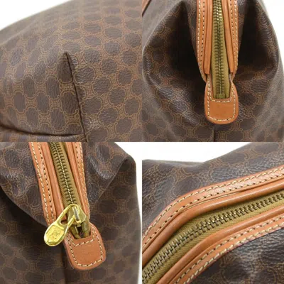 Pre-owned Celine Brown Pvc Clutch Bag Pouch ()