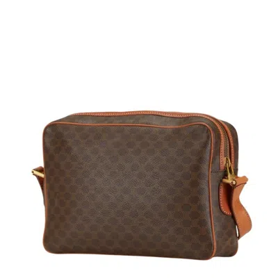 Pre-owned Celine Brown Pvc Leather Shoulder Bag ()