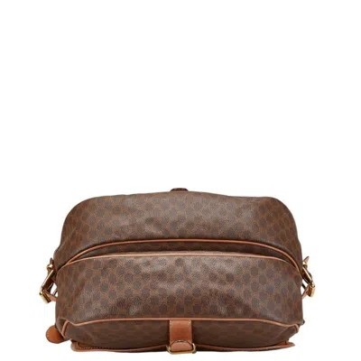 Pre-owned Celine Brown Pvc Leather Shoulder Bag ()