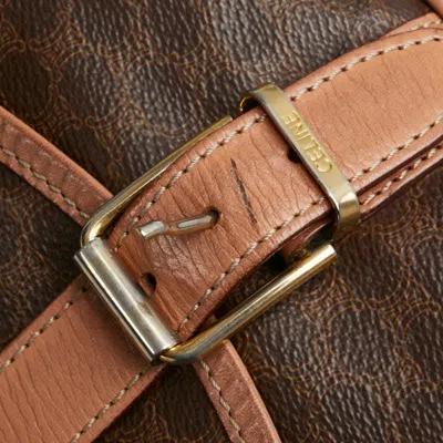 Pre-owned Celine Brown Pvc Leather Shoulder Bag ()
